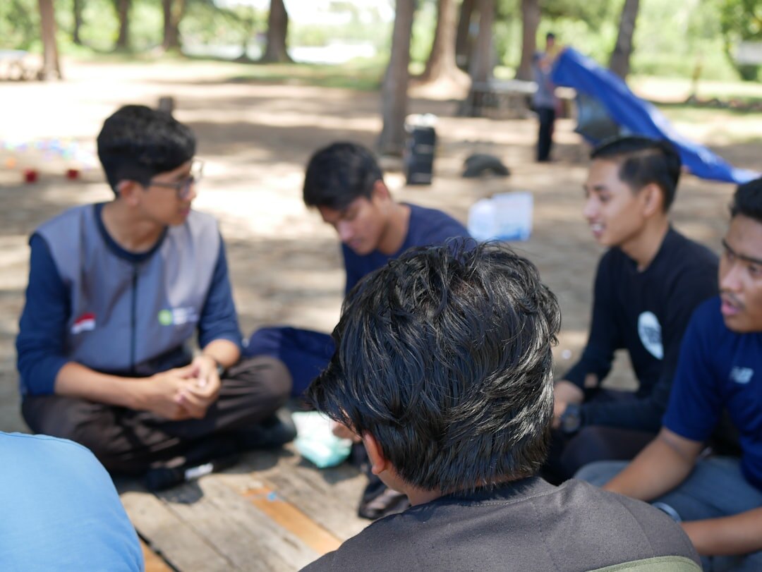 workshop participants practicing empathy